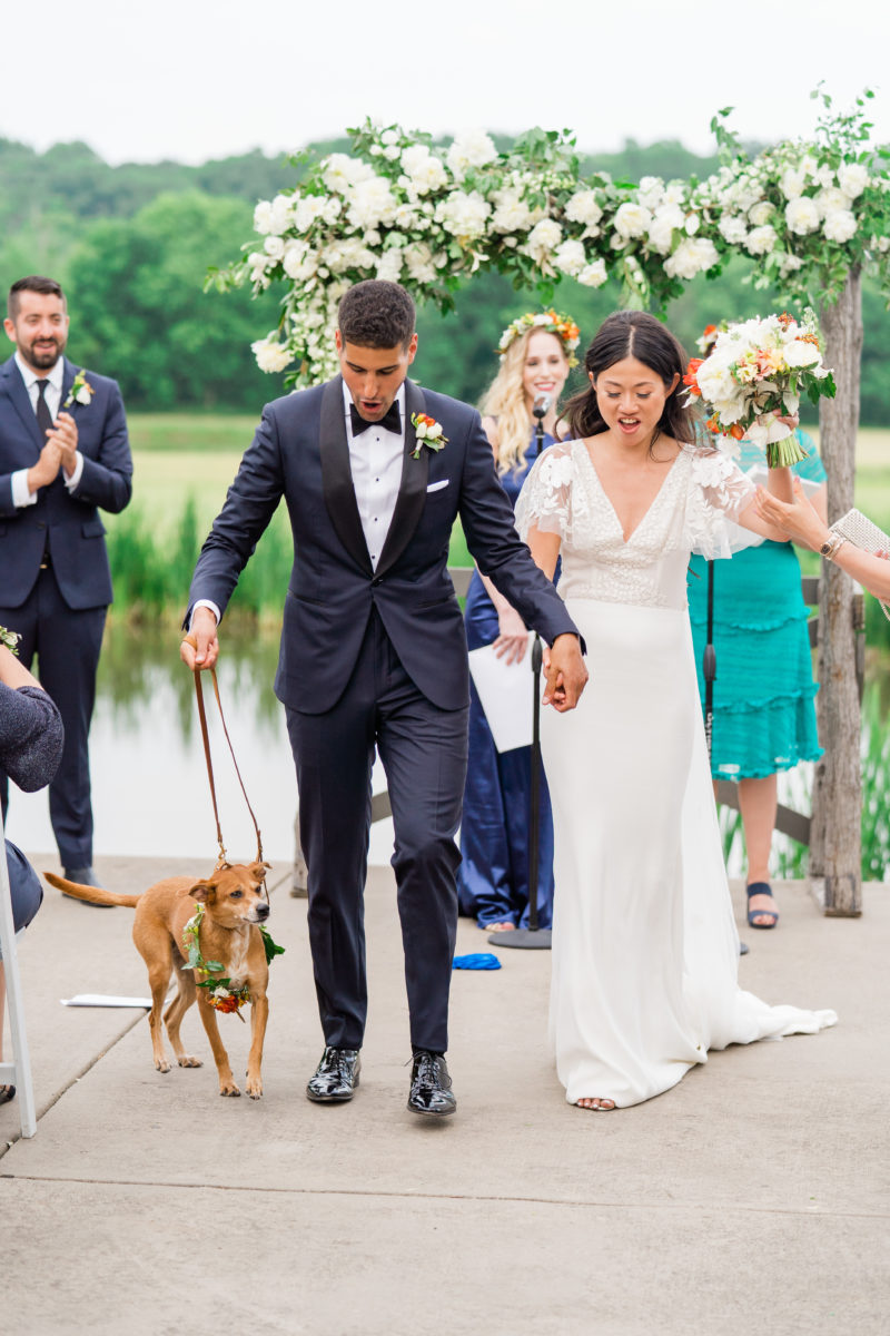 Riverside on the Potomac wedding- Bellwether Events - cermeony recessional