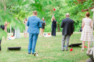 Riverside on the Potomac wedding- Bellwether Events - cocktail hour games