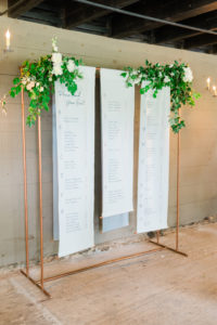 Riverside on the Potomac wedding- Bellwether Events - custom seating chart