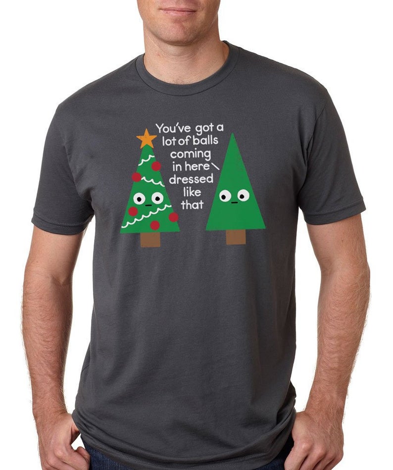 DC artist gift idea: funny christmas tree tee shirt