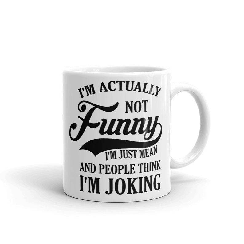holiday gift idea: not funny mean mug 