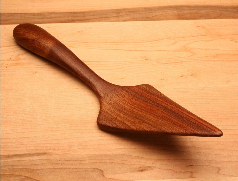 host gift idea: beautiful wooden spatula