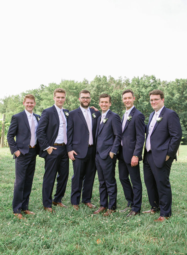 men's wedding attire gray suit - Veritas Vineyards 