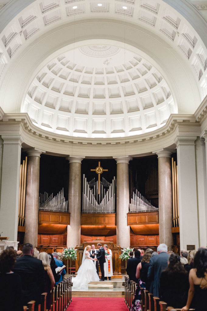 National City Christian Church  DC wedding ceremony