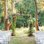 Woodend Sanctuary wedding ceremony arch