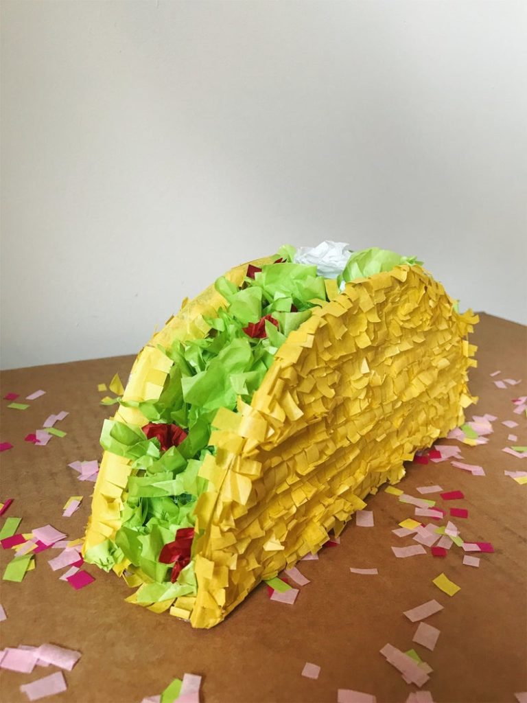 taco pinata - taco tuesday - ways to propose at home