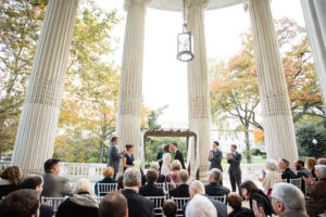 Wedding ceremony at Washington DC DAR - Bellwether Events, Lisa Boggs Photography