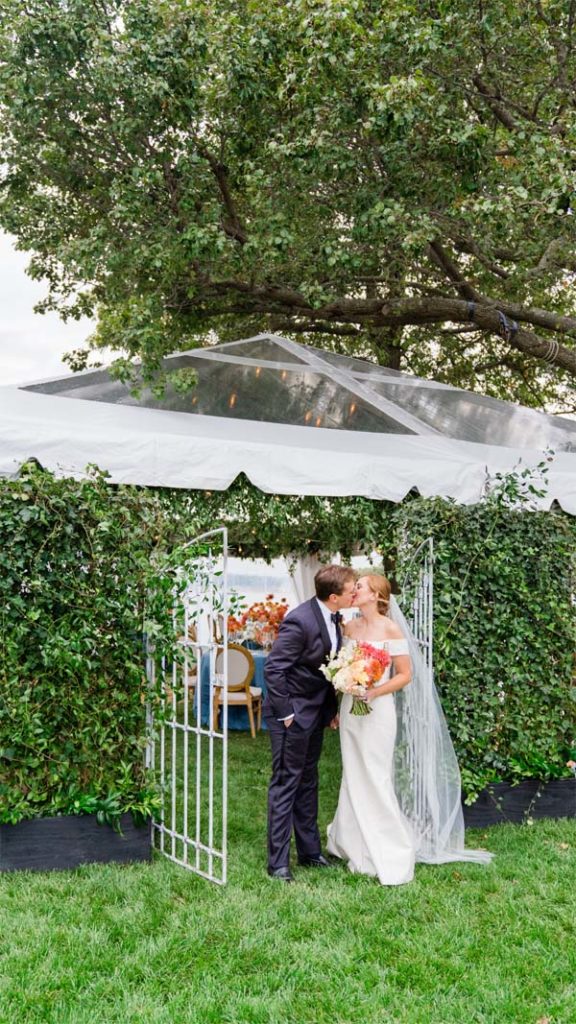 Secret Garden Wedding Tent - backyard wedding planner - Maryland