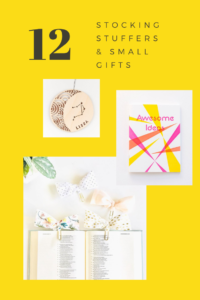 Stocking Stuffers and small gift ideas
