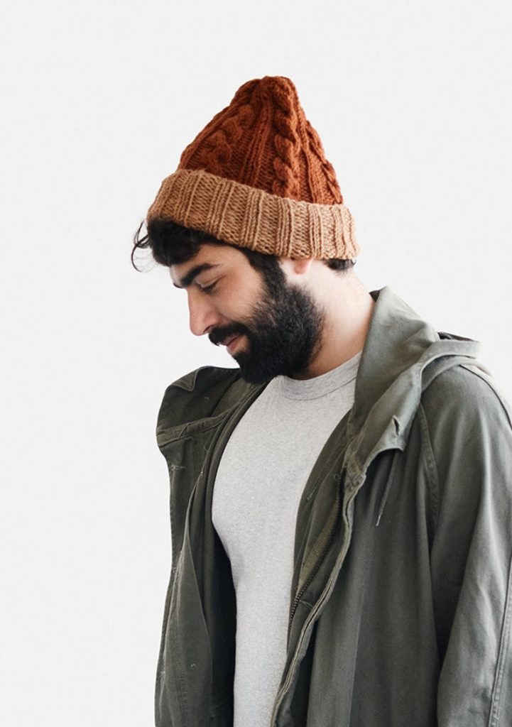two-toned beanie - pick your own colors  - gift for him, gift for men, 