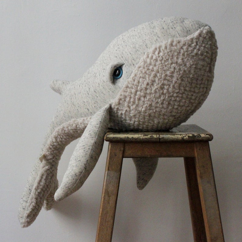 gift for kids - big stuffed whale