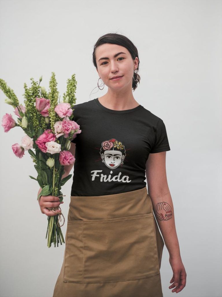 fridha kahlo tee shirt - gifts made in DC
