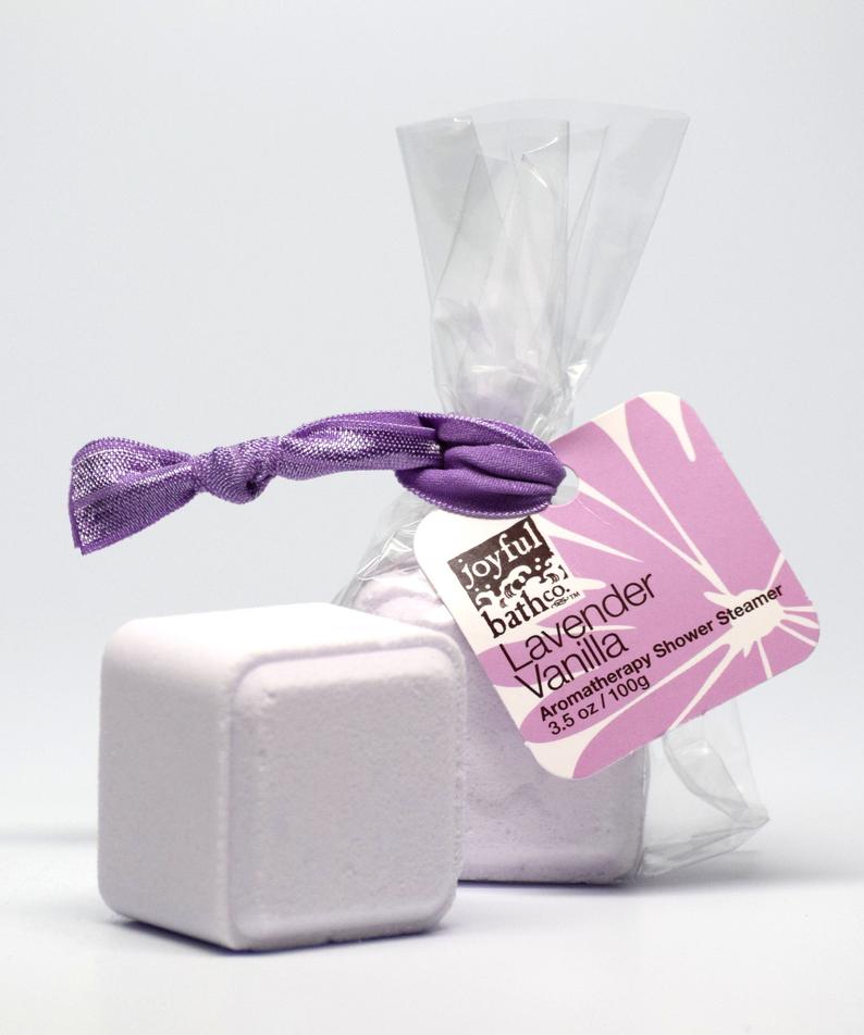 lavender vanilla shower steamer  - gifts made in DC