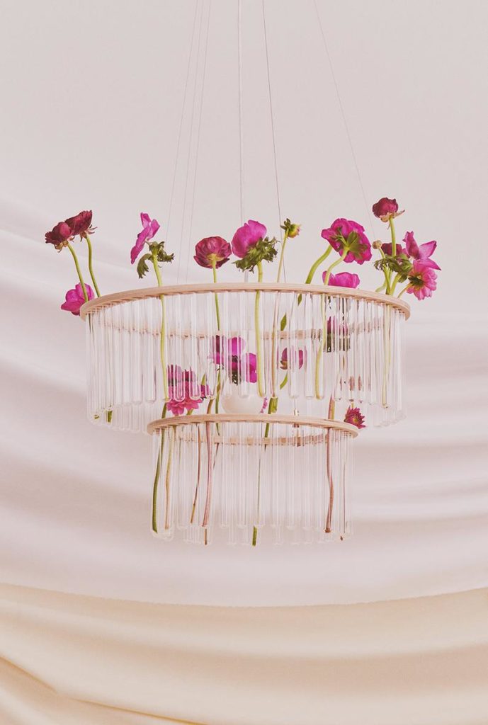 big gifts for the home - test tube chandelier for flowers