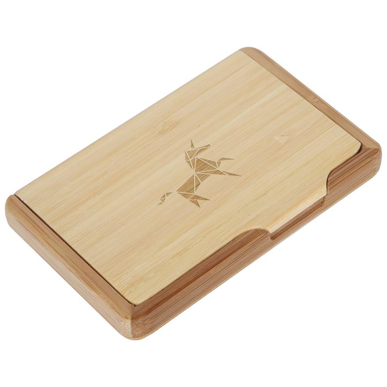 bamboo unicorn business card holder  - gifts made in DC