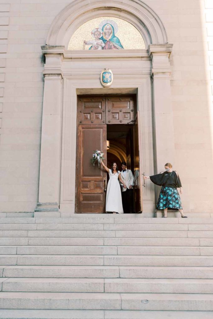 Holy Rosary Catholic Church DC wedding