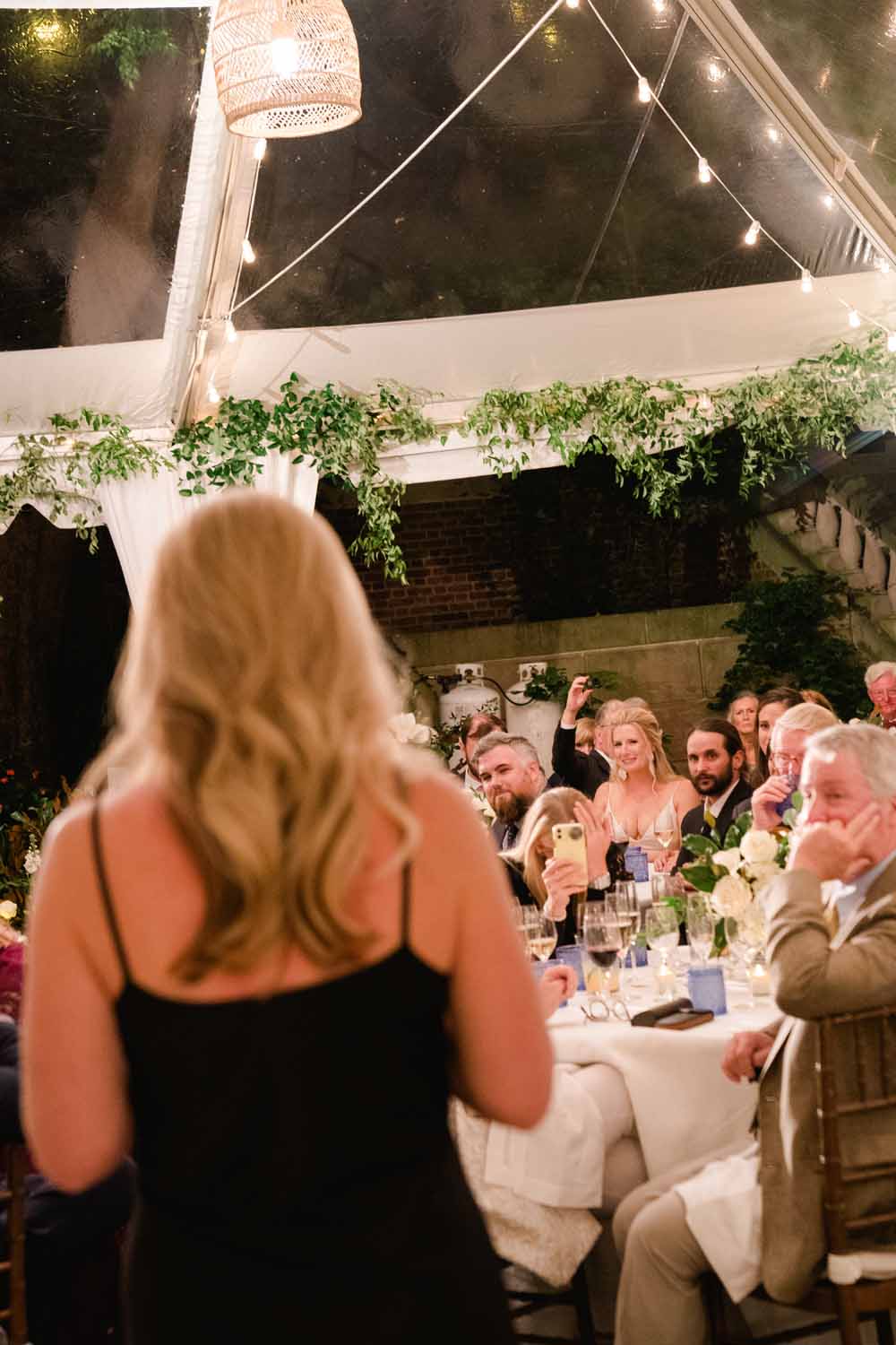 elegant and timeless Dumbarton House wedding with a Magnolia theme