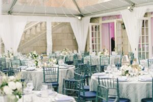Dumbarton House wedding reception tent