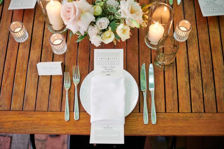 A DC Wedding at Iron Gate Restaurant Bellwether Events