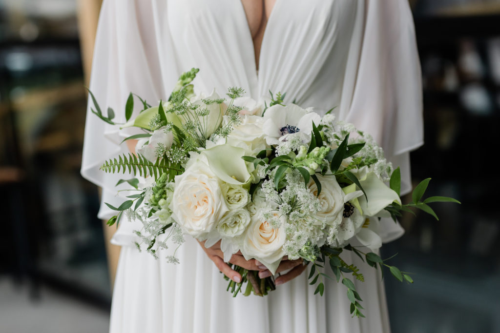 District Winery DC wedding bridal bouquet