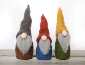 Gnomes-needle-felting-kit