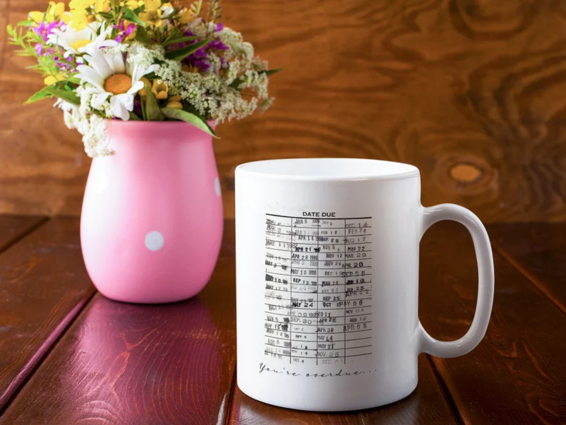 book club gift ideas for your friends - coffee mug 