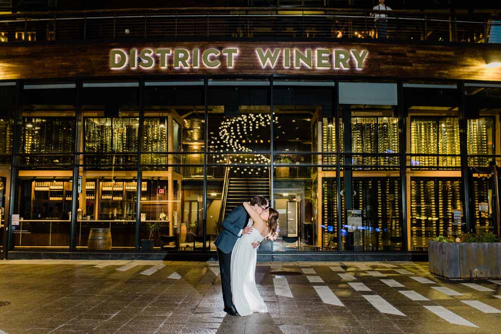 District Winery DC wedding