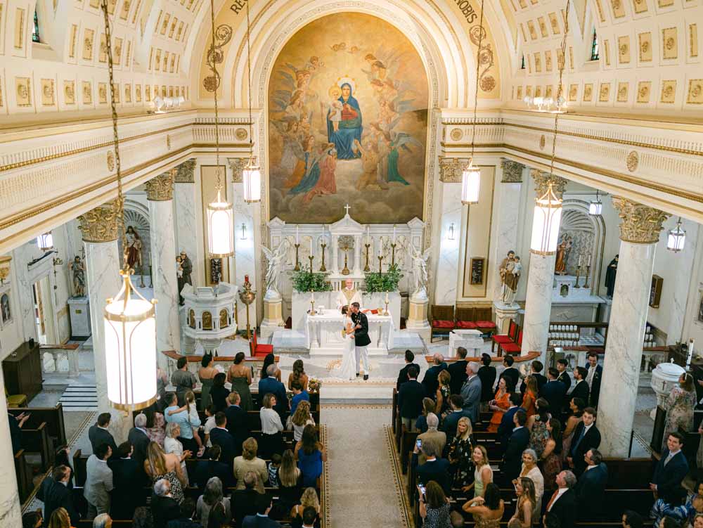 Holy Rosary DC Catholic wedding ceremony for couples who don't live in DC