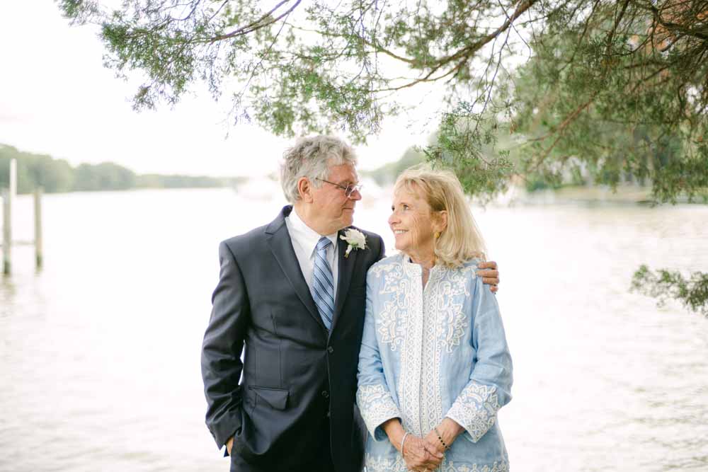 Maryland waterfront private home wedding photos
