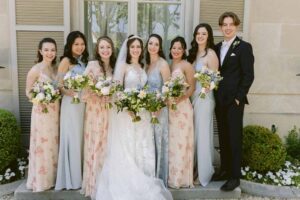 Meridian House DC wedding chic spring pastels