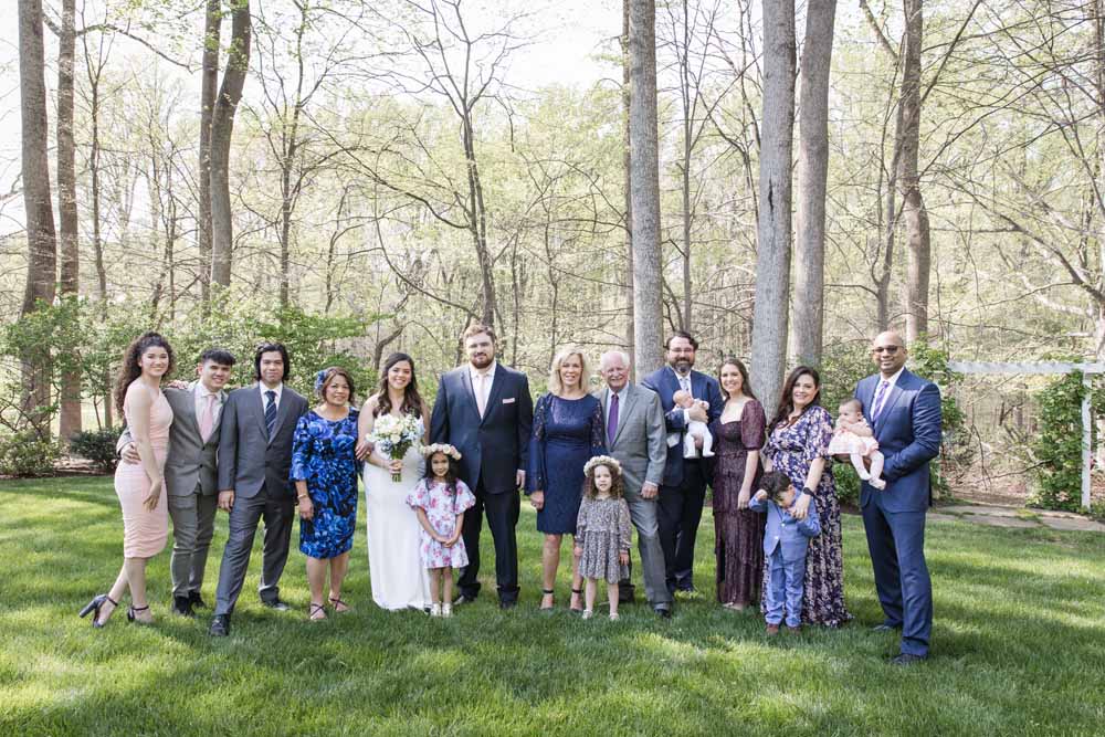 Great Falls Virginia  private home Wedding 