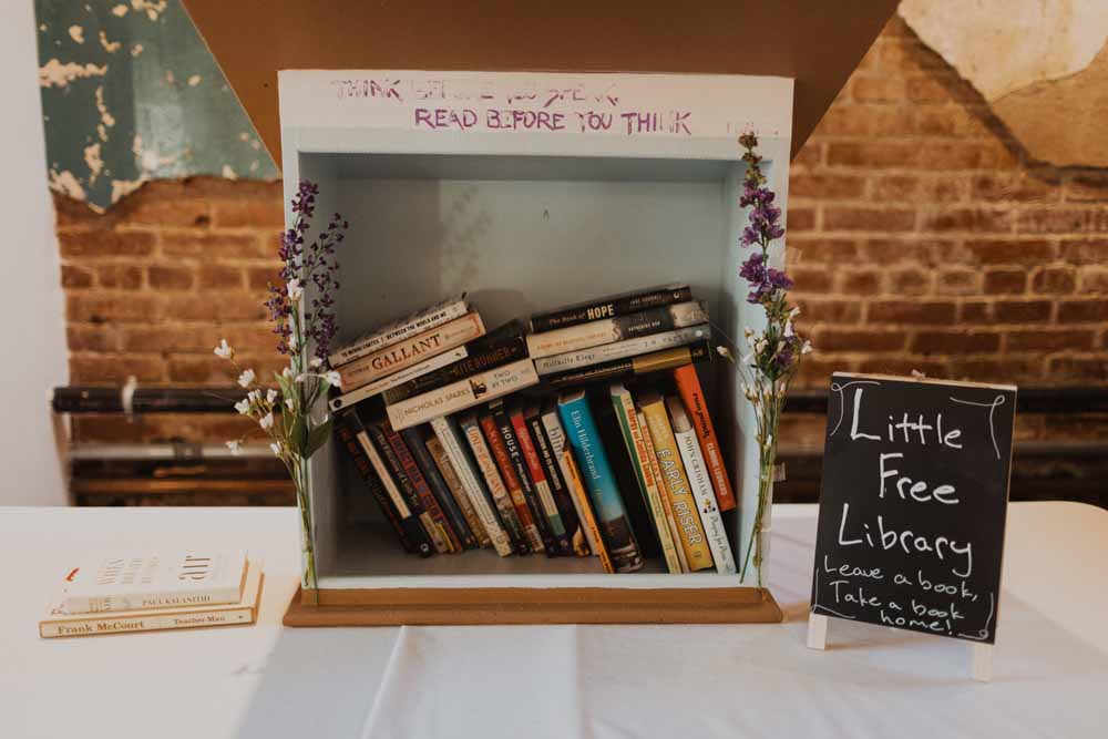 DC Art Gallery Wedding - free little library