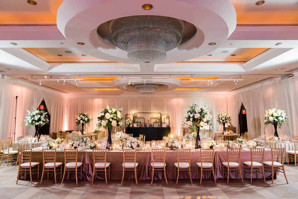 NYE DC Hotel wedding - Park Hyatt - New Year's Eve - black and white and gold and silver
