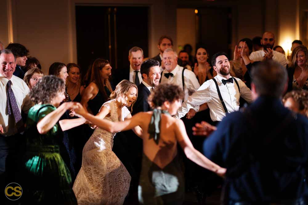 hora dance The Line hotel wedding DC with dog