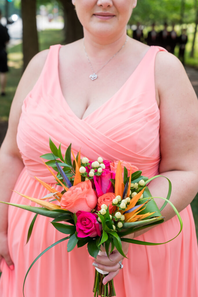 tropical wedding bouquet bridesmaid  bouquet 