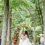 Meridian-House-DC-wedding-two-brides-pink-first-kiss