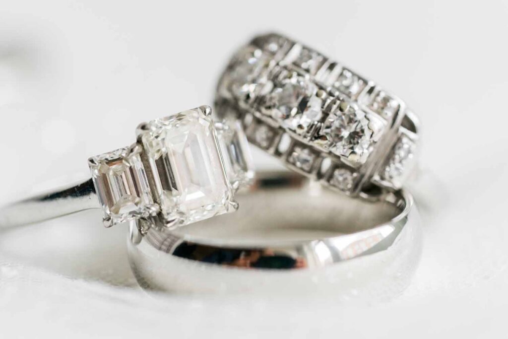 Wedding rings, engagement ring, wedding band set, wedding jewelry