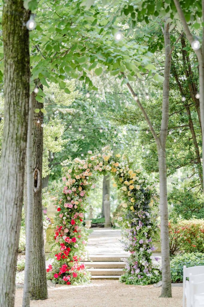 Spring DC Meridian House Pretty Pink wedding ceremony reception two brides