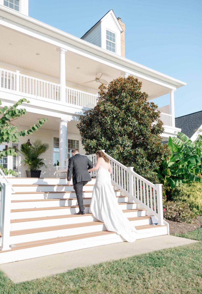 Pavilion at Weatherly wedding maryland waterfront ceremony