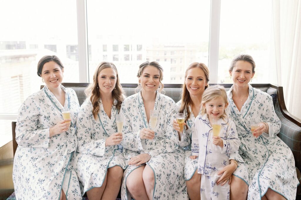 The Line DC Hotel wedding - Jewish wedding ceremony - blue yellow Amalfi theme ballroom reception