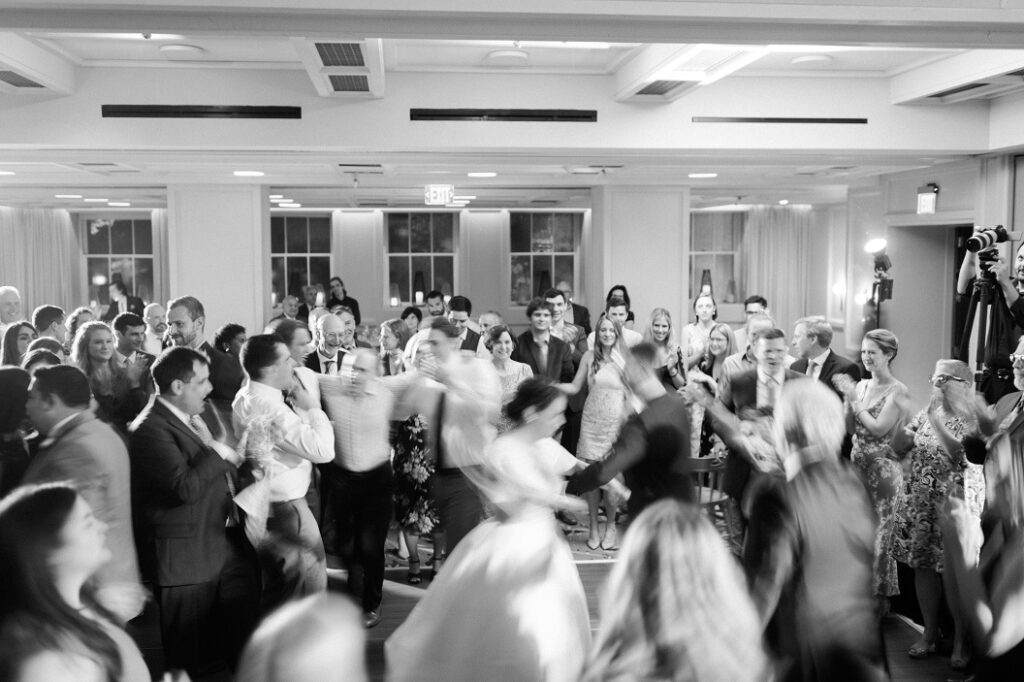 The Line DC Hotel wedding - Jewish wedding ceremony - blue yellow Amalfi theme ballroom reception