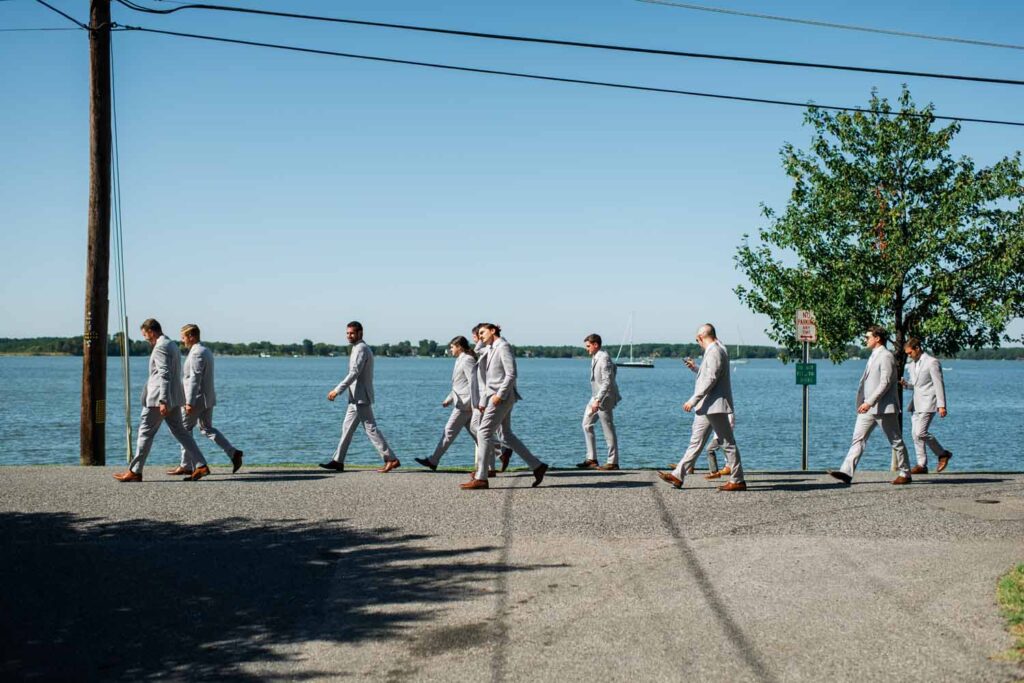 Tred Avon Yacht Club Wedding Oxford Maryland waterfront ceremony tented reception