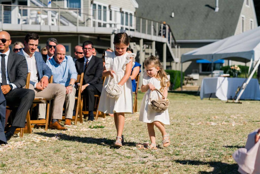 Tred Avon Yacht Club Wedding Oxford Maryland waterfront ceremony tented reception