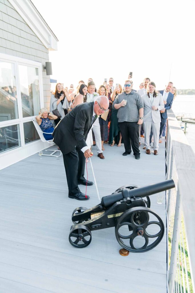 Tred Avon Yacht Club Wedding Oxford Maryland waterfront ceremony tented reception