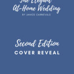 Cover reveal of the second edition of the Elegant At Home Wedding book