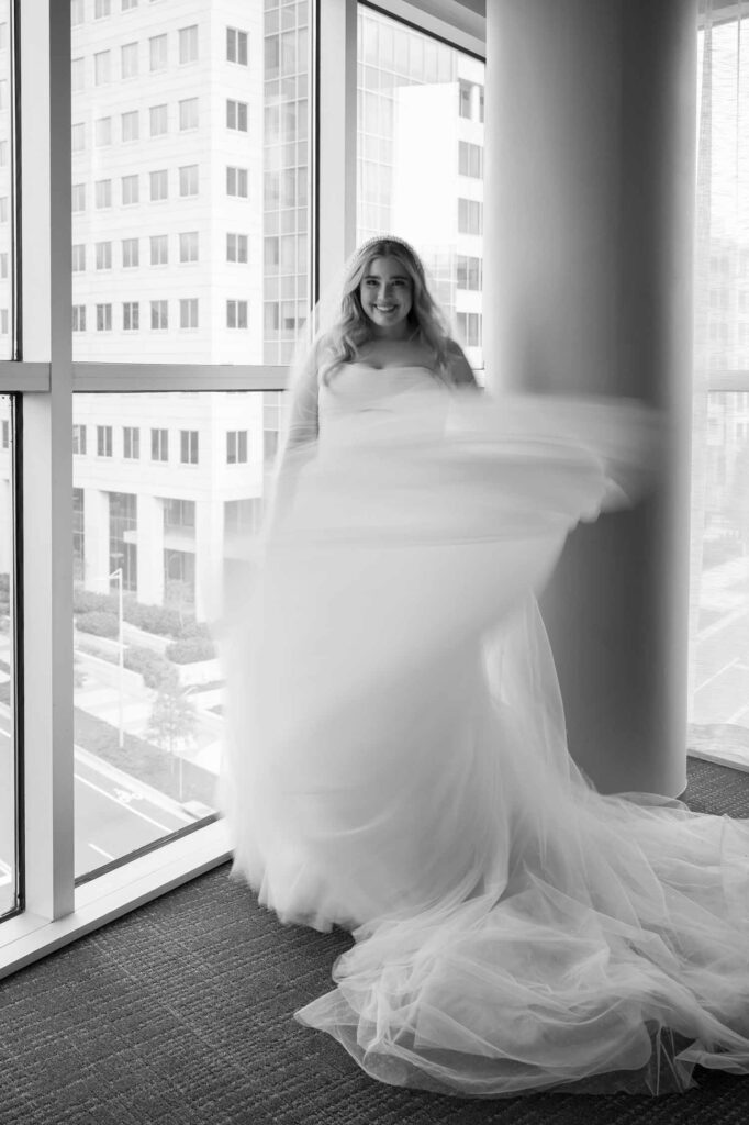 Archer Hotel Tysons wedding reception rooftop