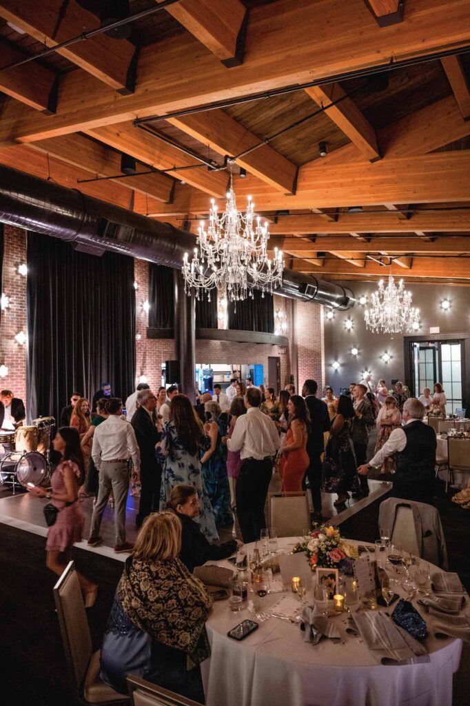 Archer Hotel Tysons wedding reception rooftop ballroom dance floor