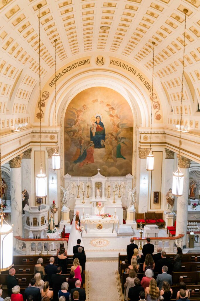 Hotel Monaco DC wedding reception - Holy Rosary DC Catholic wedding ceremony