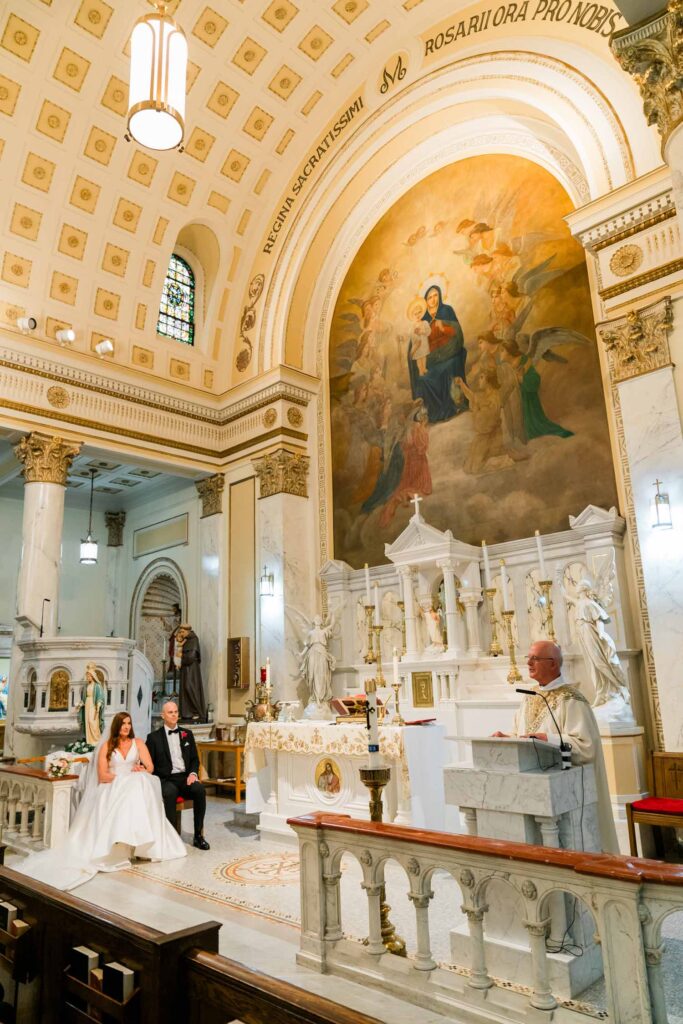 Hotel Monaco DC wedding reception - Holy Rosary DC Catholic wedding ceremony