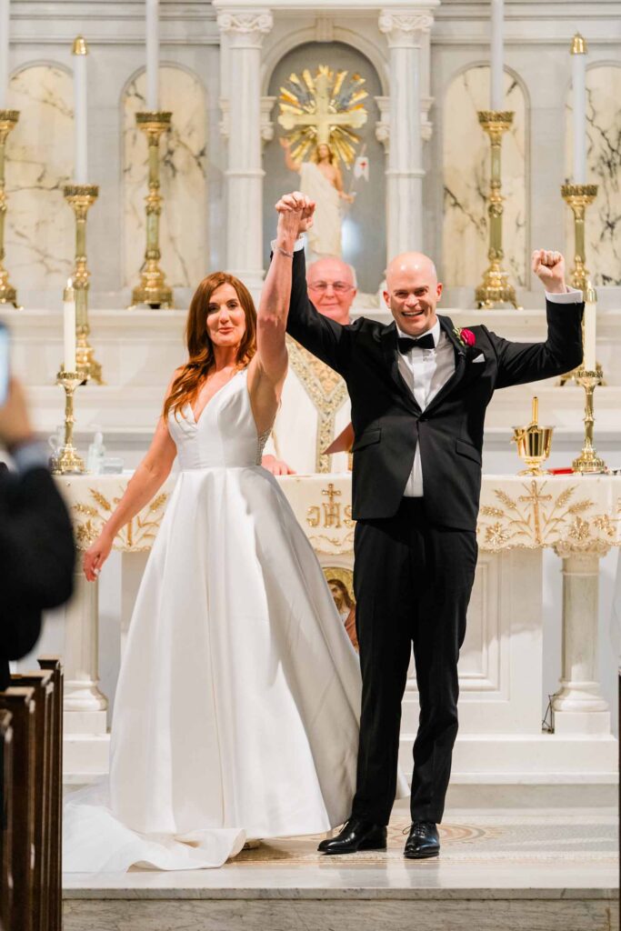 Hotel Monaco DC wedding reception - Holy Rosary DC Catholic wedding ceremony